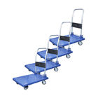 100kg Loading Folding Platform Ttrolley , 700x480mm Foldable Flatbed Cart