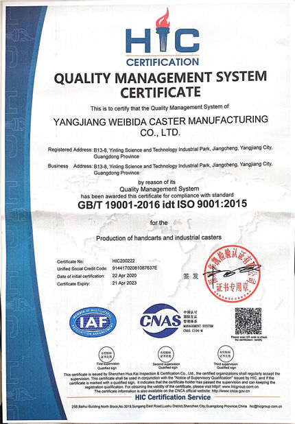 Porcellana Guangzhou Ylcaster Metal Co., Ltd. Certificazioni