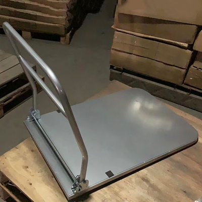 Foldable Handle Type Trolley Platform for Safe and Stable Material Handling