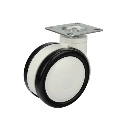 4 Inch Wheel Size Nylon Medical Casters For Polypropylene With Bracket Material