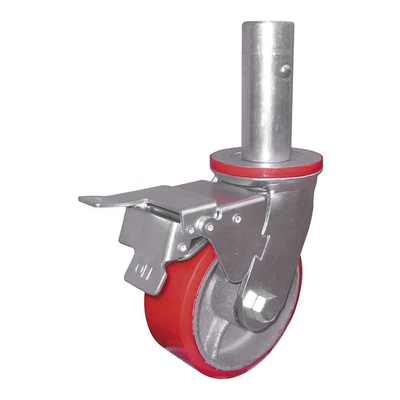50mm Industrial Scaffolding Caster Wheels With Roller Bearings