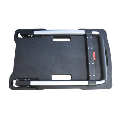 Foldable Heavy Duty Black Platform Trolley with 600kg Capacity