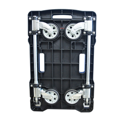 Foldable Heavy Duty Black Platform Trolley with 600kg Capacity