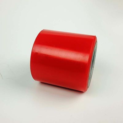 80mm Red PU Pallet Truck Wheels Ball Bearing Cast Iron PU Industrial Single Wheels For Pallets