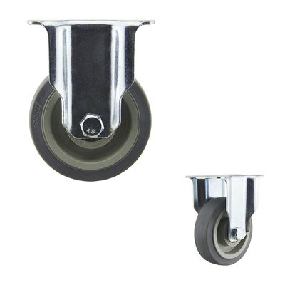 4" 198lbs Capacity Floor Protecting Medium Duty Casters Rigid Wheel OEM