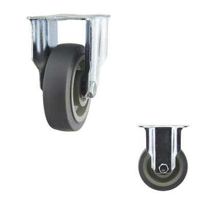 4" 198lbs Capacity Floor Protecting Medium Duty Casters Rigid Wheel OEM