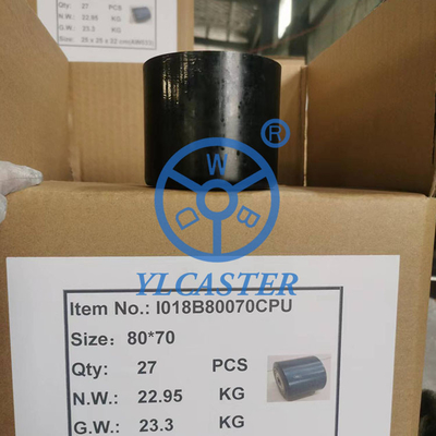 Iron Core 3" Polyurethane Load Wheels 600KG Capacity Pallet Jack Wheels