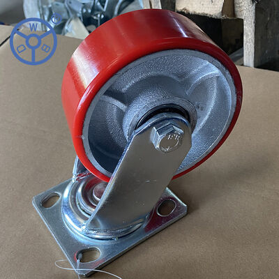 Ruote per carrelli e attrezzature industriali resistenti e durevoli da 65 mm, con capacità di carico da 250-380 kg, per carichi leggeri