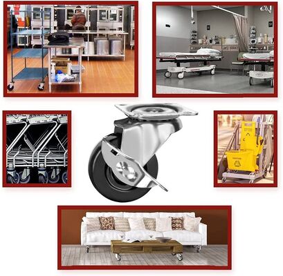 Le ruote a ruote a nucleo solido progettate per la compatibilità con i mobili, offrono prestazioni durature e una facile manovrabilità