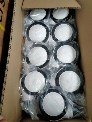 Materiale di alloggiamento in acciaio Caselle di gomma con ruota di gomma PP e doppio cuscinetto a sfera adatto alla mobilità delle attrezzature