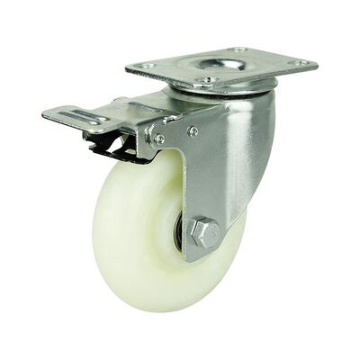 Capacità di carico da 100 a 300 kg ruote di ruote di gomma elastica morbida arancione ideale per applicazioni interne esterne soluzione durevole e ruota