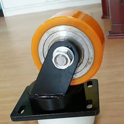 Caster di gomma di acciaio 2 4 5 ruote di gomma Caster con freno di grado industriale Soluzioni di mobilità durevoli per lavori pesanti