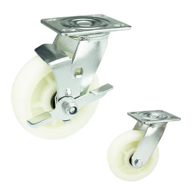 280kg Loading Heavy Duty Ball Bearing Wheels , 6 Inch Heavy Duty Swivel Castors