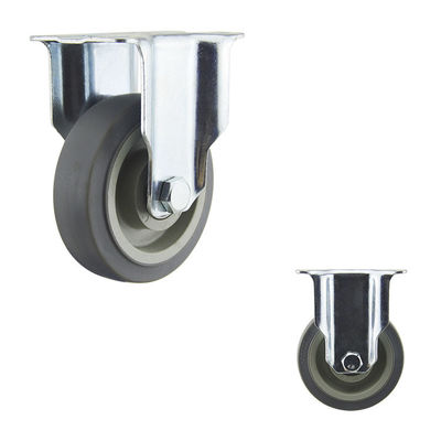 4" 198lbs Capacity Floor Protecting Medium Duty Casters Rigid Wheel OEM